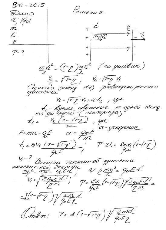 ЦТ физика 2015